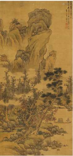 蓝 瑛（1585～1664后） 云山仙隐图