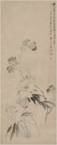 费丹旭（1802～1850） 玉阑花气图