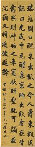 王文治（1730～1802） 楷书 临九成宫碑