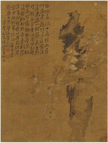 李 鳝（1686～1756） 藤花图