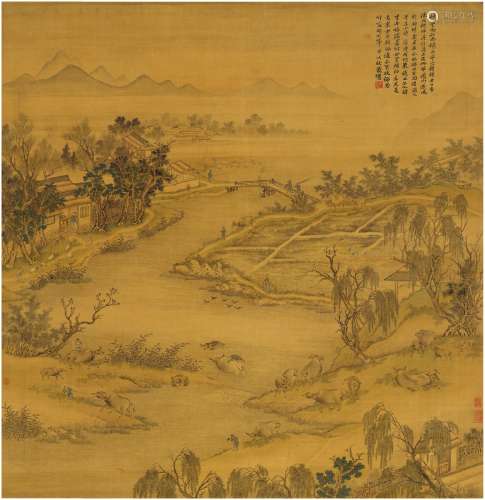 杨 晋（1644～1728） 春耕图