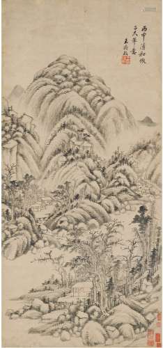 王时敏（1592～1680） 仿黄公望山水