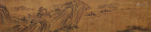 戴熙（1806～1860） 庚子（1840年）作 山水 横批 水墨纸本