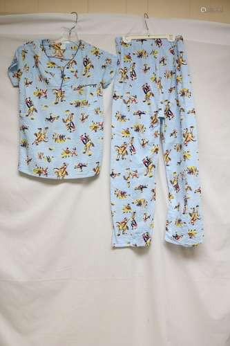 1950s boys cowboy pajamas (3)