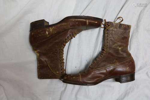 Edwardian Leather boots