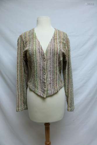 1980's Missoni Tailored Cardigan Sweater