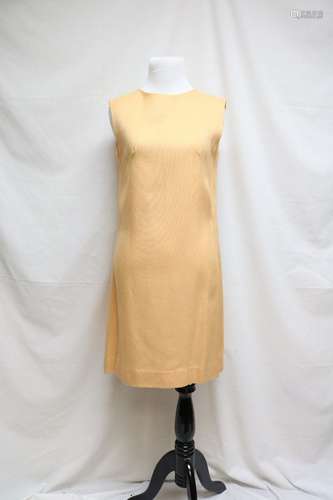 1960s peach sheath dress