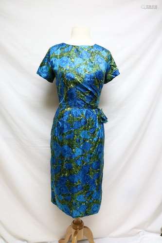 196s floral silk dress