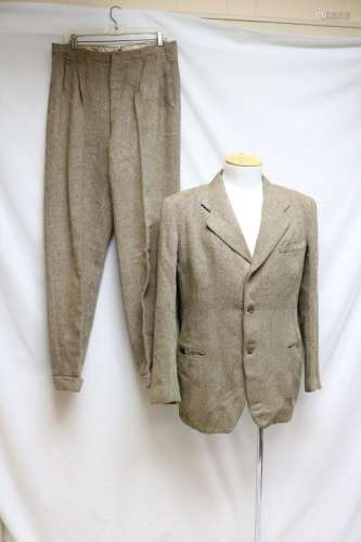 c. 1946 mens wool suit