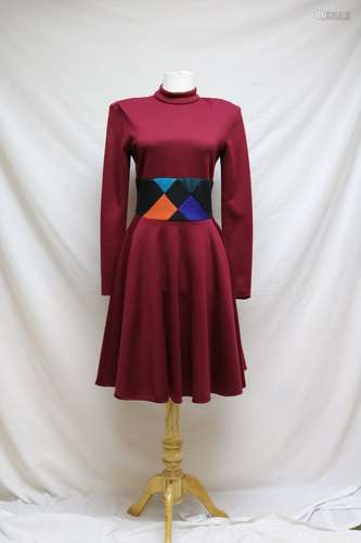 1970's Jersey Knit Mod Dress