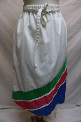 1970's Color Block Skirt by Sanibel Sport