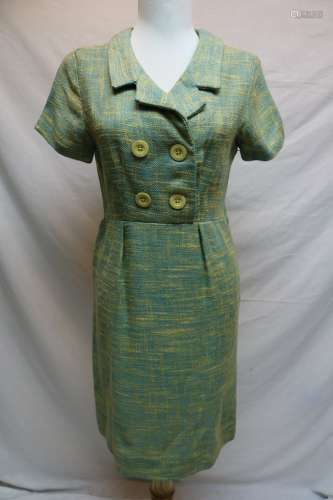 1960's Tweed, Short Sleeve Dress