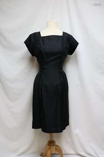 1960s silk shift dress