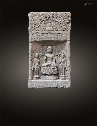 15世纪 西方三圣龛佛石雕