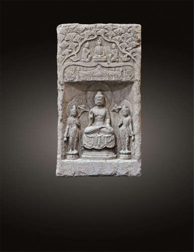15世纪 西方三圣龛佛石雕