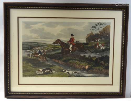 Oil Painting of Hunting Scene