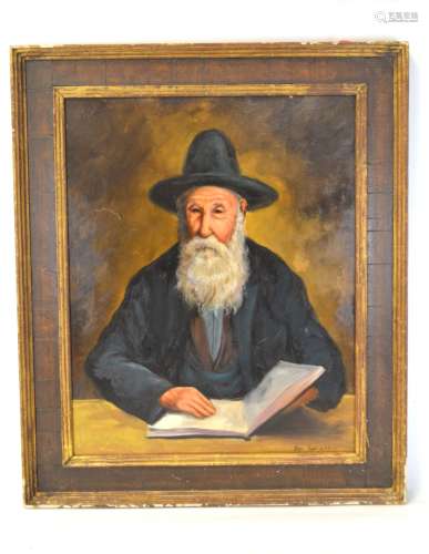 Oil Painting of Rabbi