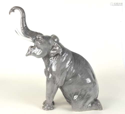 Denmark Bing & Grondahl Porcelain Elephant