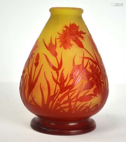 Galle Red Vase