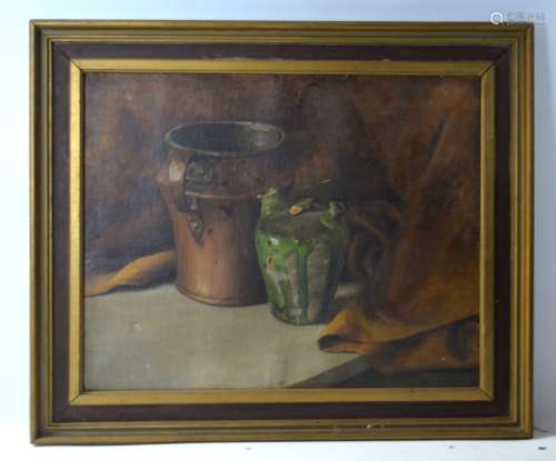 Still Life Painting with Two Objects