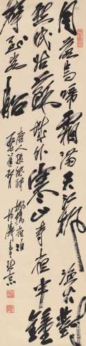 徐柏涛（1916～2011） 1978年作 草书·张继诗 立轴 水墨纸本