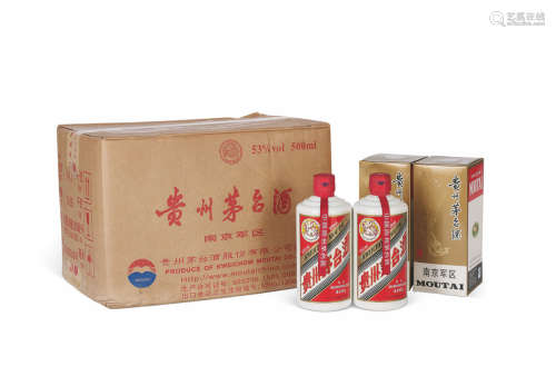 2012年12月28日产南京军区特供原箱飞天牌茅台酒