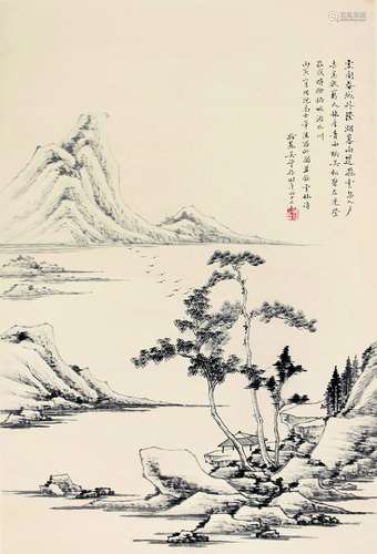 吴望  山水