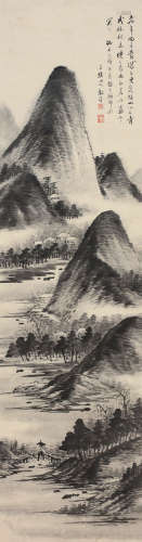 黎二樵（1747～？） 仿米元晖法 立轴 水墨纸本
