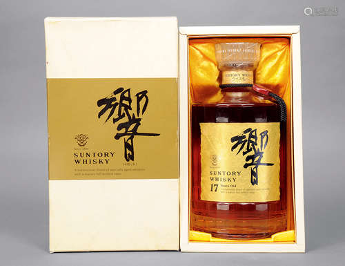 三得利威士忌 響 17年 750ml 連盒