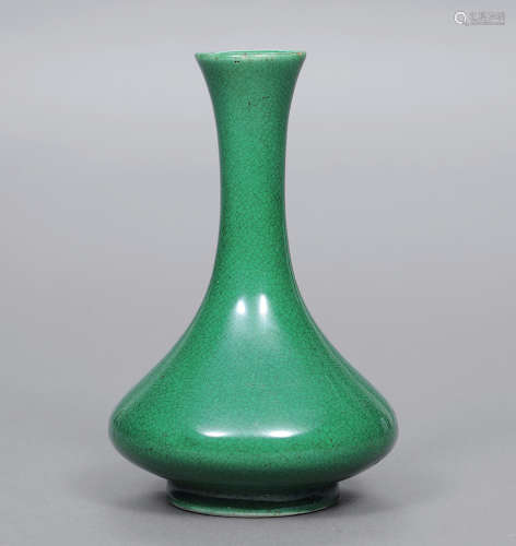 孔雀綠荸薺小瓶