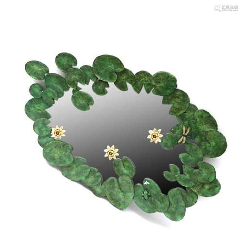 Sculptural Water Lily Mirror