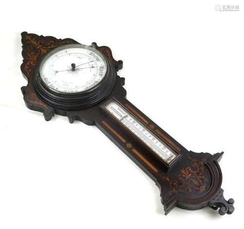 Edwardian Inlaid Barometer