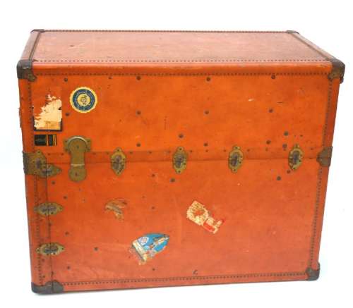 Vintage Steamer Trunk by Oskosh Trunk & Leather Co.