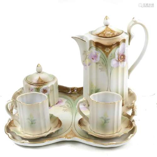 Aichi-Seto Japan, 7-Piece Tea Set