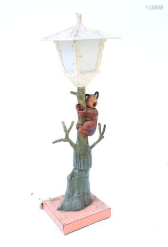 Decorated Metal Koala Bear Lamp