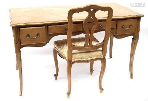 French Provincial-Style Desk and Chair