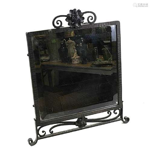 Hammered Design Iron Vanity Mirror