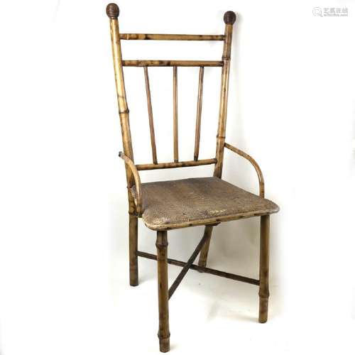 19th Century American Bamboo Child's Chair