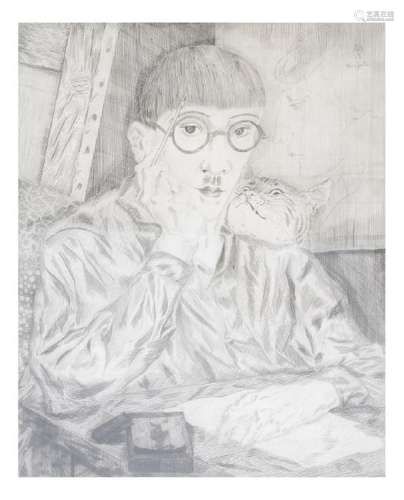 Foujita, Self Portrait