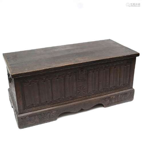 Antique Oak Cassone/Chest