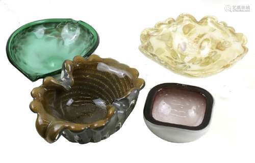 Four Murano Art Glass Bowls