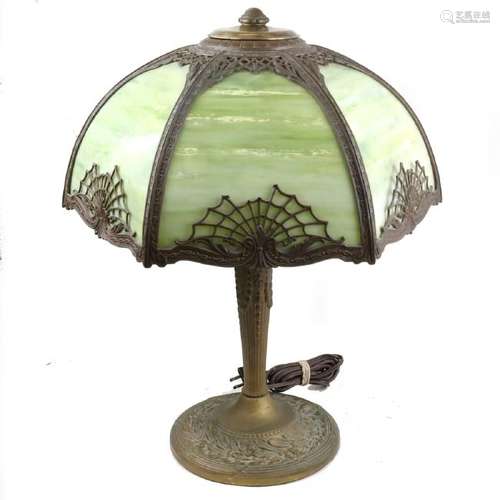 Bronze Art Deco Table Lamp