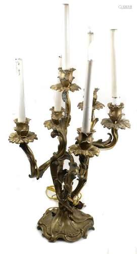 19th C. Louis XV-Style French Candelabrum