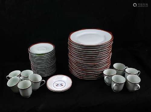 Parital Limoges Dinnerware, 