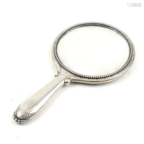 Sterling Silver Hand Mirror by Georg Jensen, Denmark