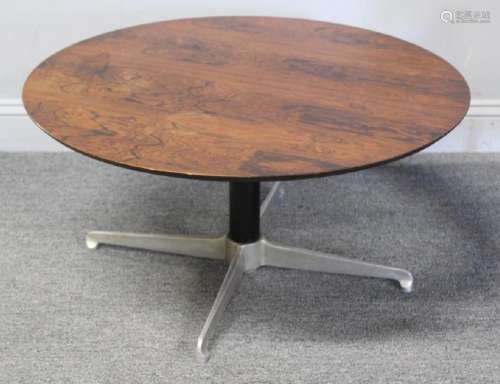 Midcentury Adjustable Rosewood Side / Coffee Table