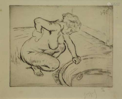 LEGRAND, Louis. Drypoint Etching 