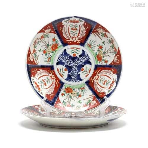 Two Imari Chargers