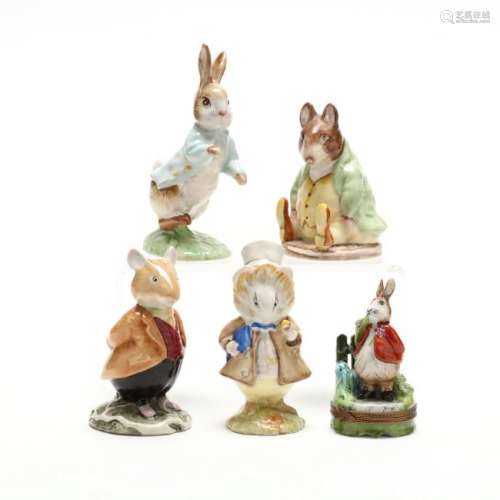 Group of Porcelain Woodland Creatures