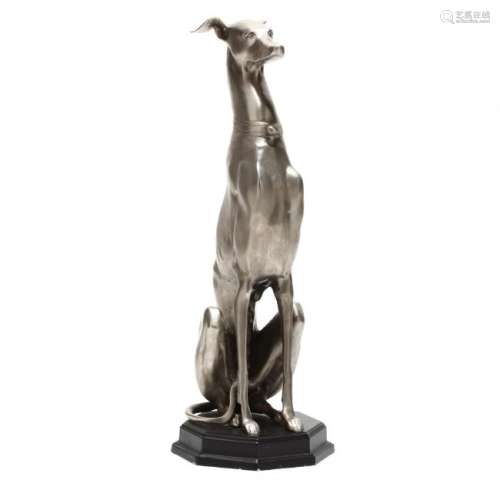 Art Deco Style Sculpture of a Whippet